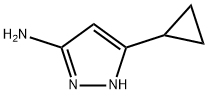 3-氨基-5-环丙基-1H-吡唑 结构式
