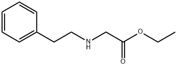 2-[(2-苯乙基)氨基]乙酸乙酯 结构式