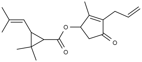丙烯菊酯 结构式