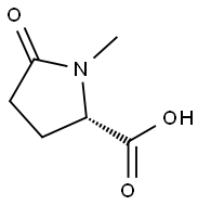 (S)-1-甲基-5-氧代吡咯烷-2-羧酸 结构式