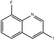 8-氟-3-碘喹啉 结构式