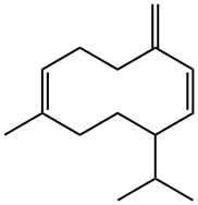 大牛儿烯 D 结构式