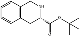 (S)-1,2,3,4-四氢异喹啉-3-羧酸叔丁酯盐酸盐 结构式
