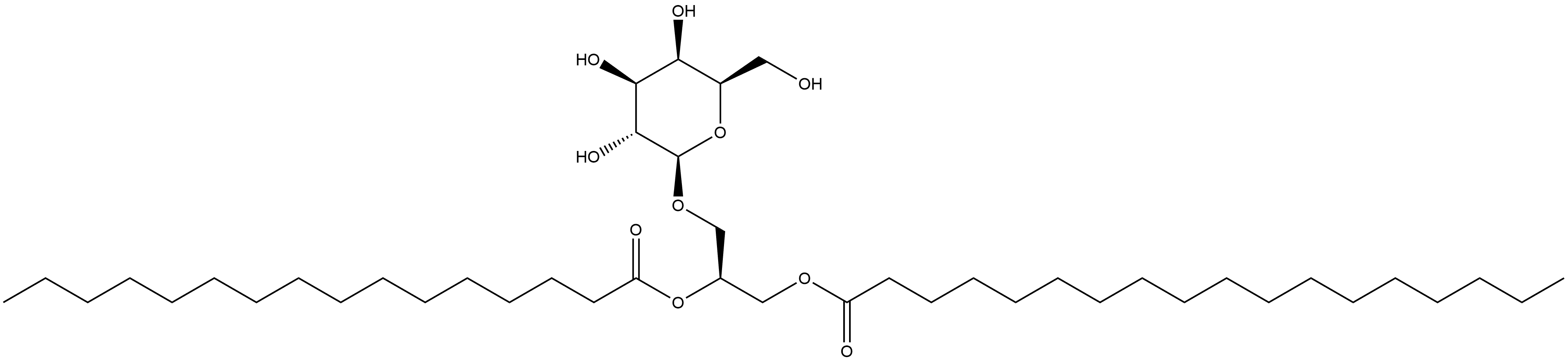 单半乳糖甘油二酯 结构式