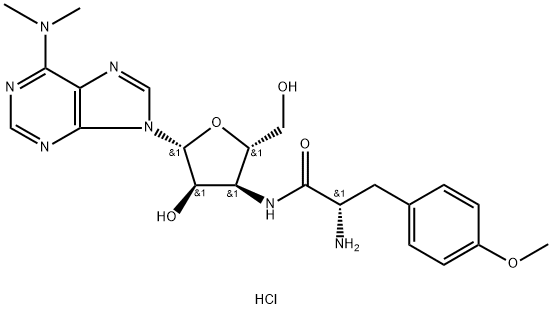 嘌呤霉素二盐酸盐 结构式