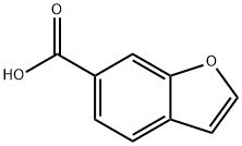 苯并呋喃-6-甲酸 结构式