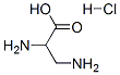 DL-2,3-二氨基丙酸盐酸盐 结构式