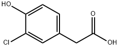 3-氯-4-羟基苯乙酸 结构式