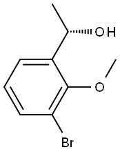 (S)-1-(3-溴-2-甲氧基苯基)乙醇 结构式