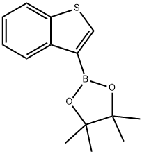 苯并[b]噻吩-3-硼酸频哪醇酯 结构式