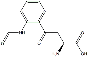 N-甲酰-L-犬尿氨酸 结构式