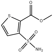 3-磺酰氨基-2-噻吩甲酸甲酯 结构式