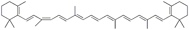 (9Z)-Β-胡萝卜素 结构式