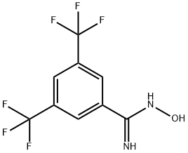 3,5-双(三氟甲基)苄胺肟 结构式