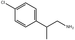 对氯-β-甲基苯乙胺盐酸盐 结构式