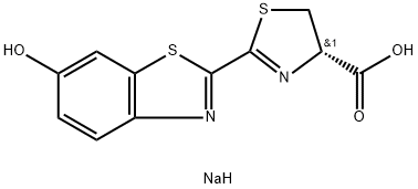 D-虫荧光素钠盐 结构式