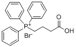 (3-羧丙基)三苯基溴化膦 结构式