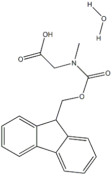 Fmoc-肌氨酸水合物 结构式