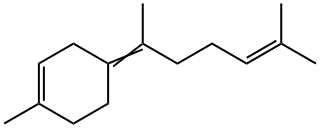 4-(1,5-二甲基-4-己烯亚基)-1-甲基环己烯 结构式