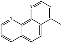 4-甲基-1,10-邻二氮杂菲 结构式