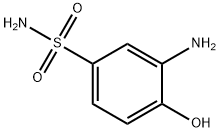 2-氨基苯酚-4-磺酰胺 结构式