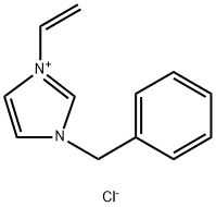 1-乙烯基-3-苄基咪唑氯盐 结构式