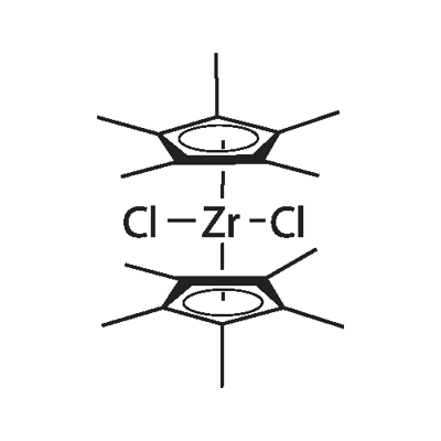 十甲基二茂二氯化锆 结构式