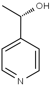 (S)-4-(1-羟乙基)吡啶 结构式