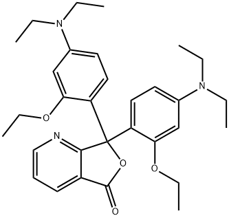 7,7-双(4-(二乙基氨基)-2-乙氧基苯基)呋喃并[3,4-b]吡啶-5(7H)-酮 结构式