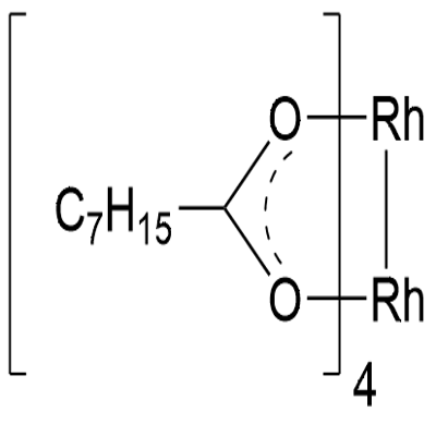 辛酸铑(II) 结构式