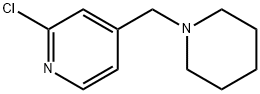 2-氯-4-(1-哌啶基甲基)吡啶 结构式