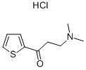 3-二甲基氨基-1-(噻吩基)-丙-1-酮盐酸盐 结构式