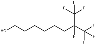 7,8,8,8-Tetrafluoro-7-(trifluoromethyl)octan-1-ol 结构式