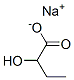DL-2-羟基丁酸钠 结构式
