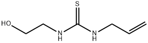 N-(2-羟乙基)-N'-2-丙烯基硫脲 结构式
