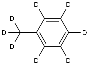 氘代甲苯-d8 结构式