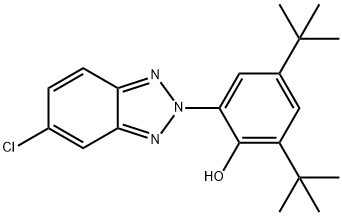 紫外线吸收剂UV-327 结构式