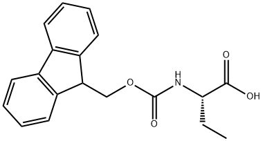 Fmoc-L-α-氨基丁酸 结构式