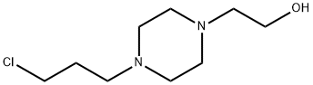 1-(3-氯丙基)-4-(2-羟乙基)哌嗪 结构式