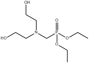 N,N-双(2-羟乙基)氨基亚甲基膦酸二乙酯 结构式