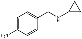 N-环丙基-4-氨基苄胺 结构式