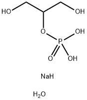 β-甘油磷酸二钠水合物 结构式