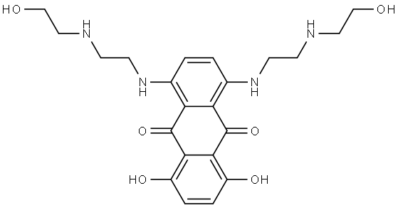 米托蒽醌 结构式