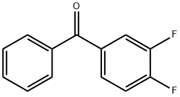 3,4-二氟二苯甲酮 结构式