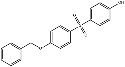 4-羟基-4'-苄氧基二苯砜 结构式