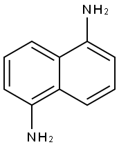 1,5-二氨基萘 结构式
