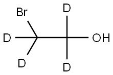 2-溴乙醇-1,1,2,2-d4 结构式