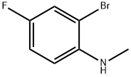 2-溴-4-氟-N-甲基苯胺 结构式