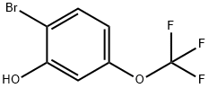 2-溴-5-(三氟甲氧基)苯酚 结构式