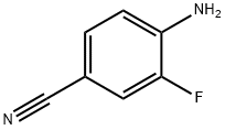4-氨基-3-氟苯甲腈 结构式